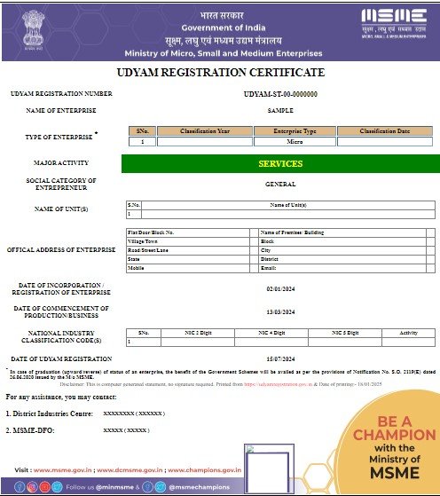 MSME Registration